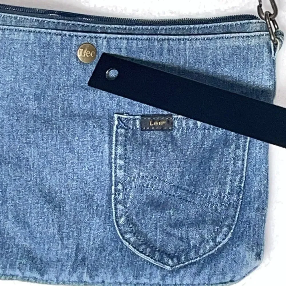 Lee Riders Denim Y2K Jean Handbag Bag Crossbody Belt Clean Cowgirl Western